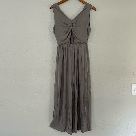 🦋 Sienna Sky Cream Tan Beige Sleeveless Jumper Stretch Large - Picture 4 of 10